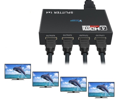 HDMI splitter 1X4 4Kx2K 3D სპლიტერი